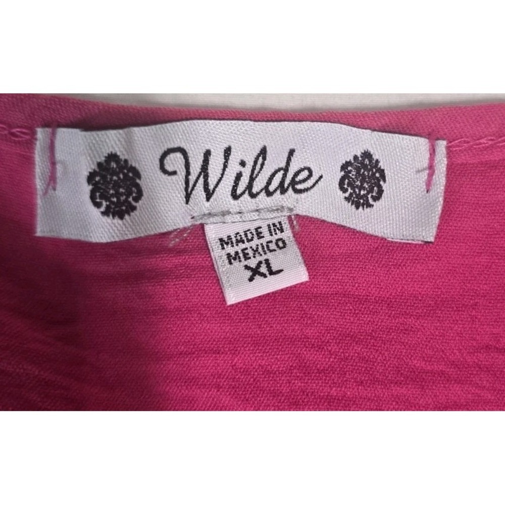 Wilde Women's XL Pink Blouse - Picture 3 of 7